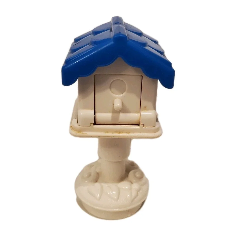 Fisher Price Little People Mail Box‎ Mailbox W/ Blue Bird House House Rare!